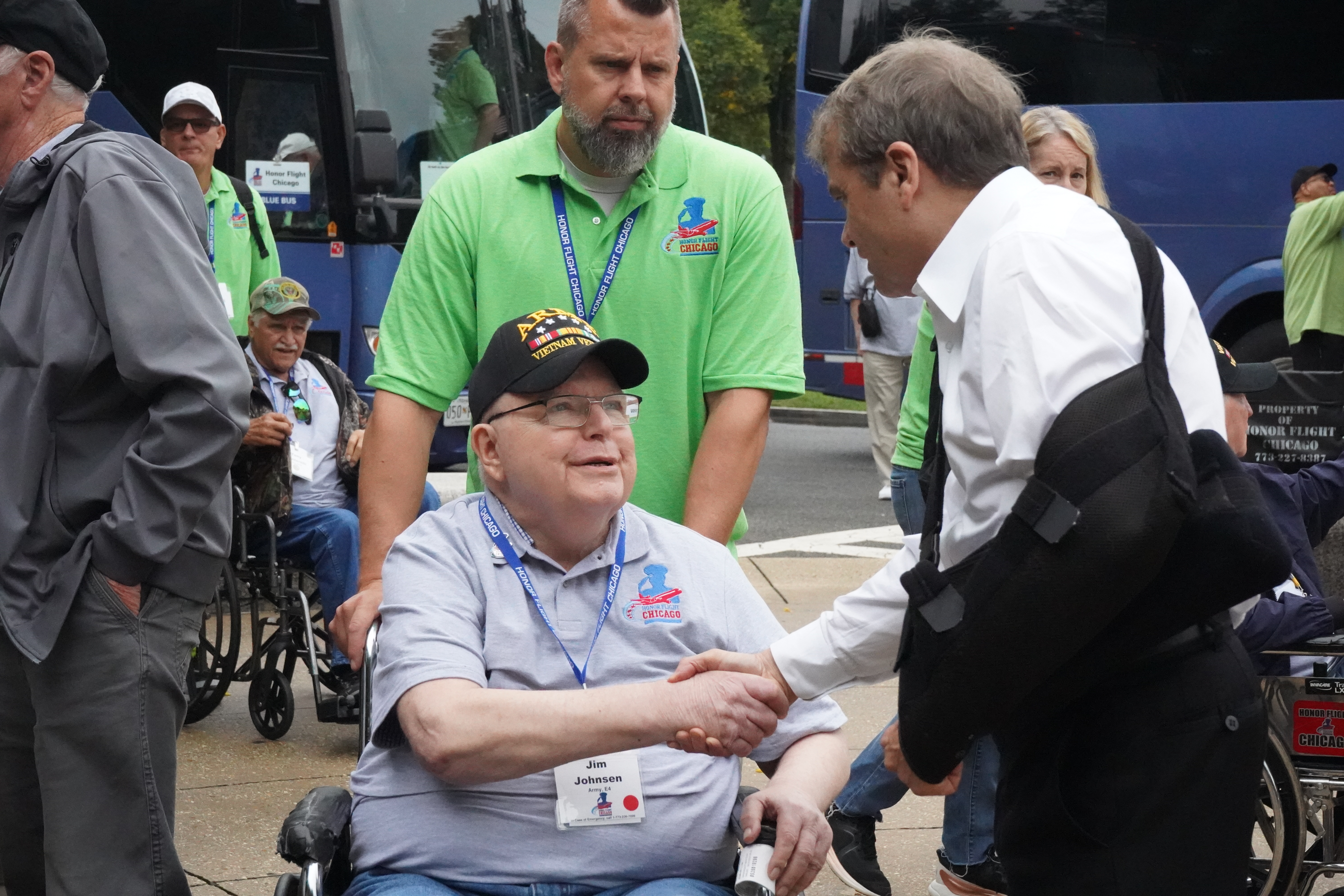 Meeting with Honor Flight Veterans