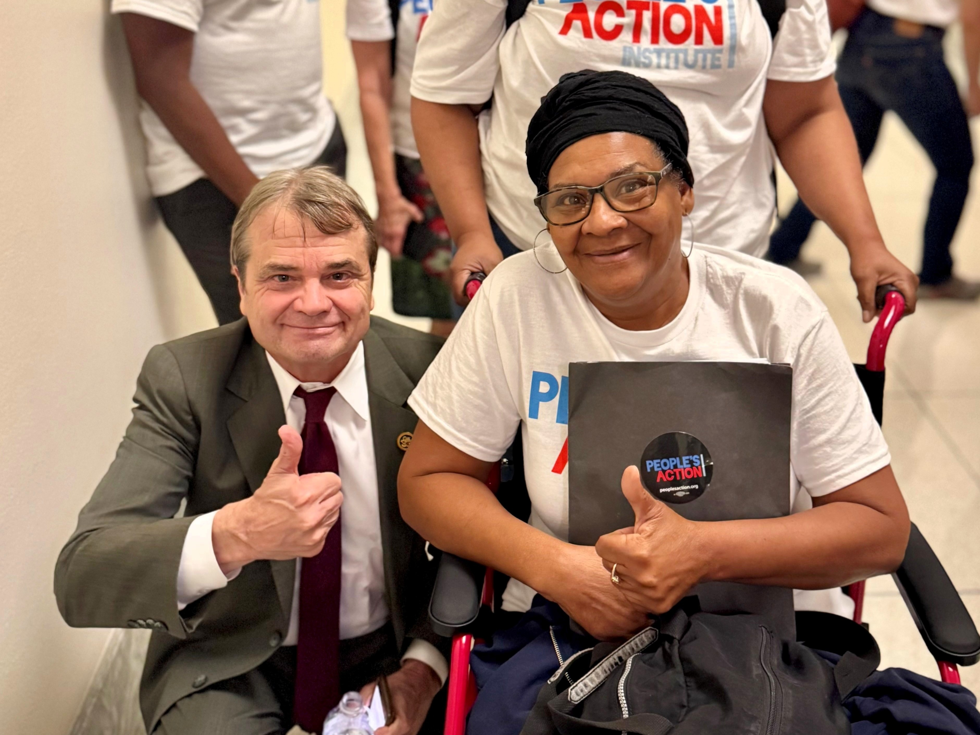 Mike Quigley poses with Tamara Clark