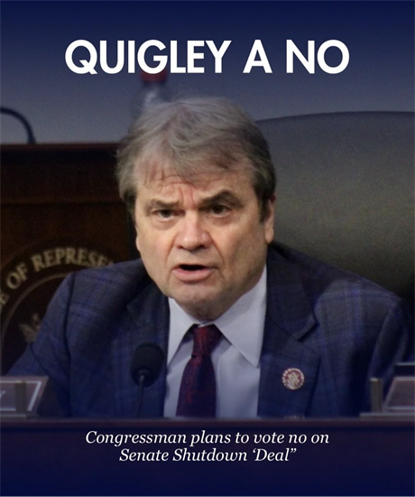 Quigley votes no on shutdown deal